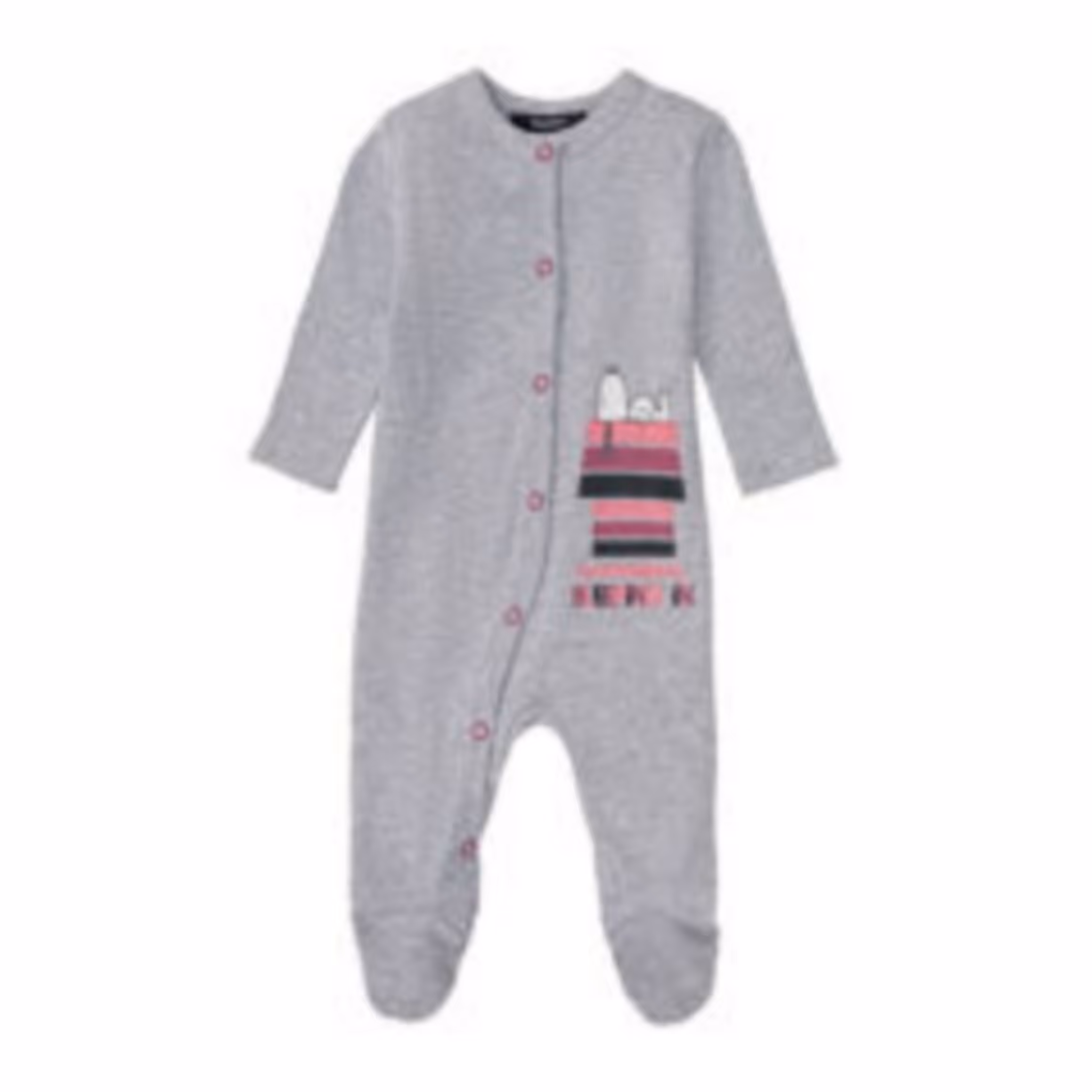 سرهمی جورابدار نوزادی برند لوپیلو آلمان سایز 2تا4ماه کیفیت عالی، قد 44 قد تافاق 38عرض 22 قد آستین 20