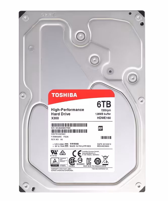 هارد دیسک توشیبا 8 ترابایت TOSHIBA 8TB-128MB