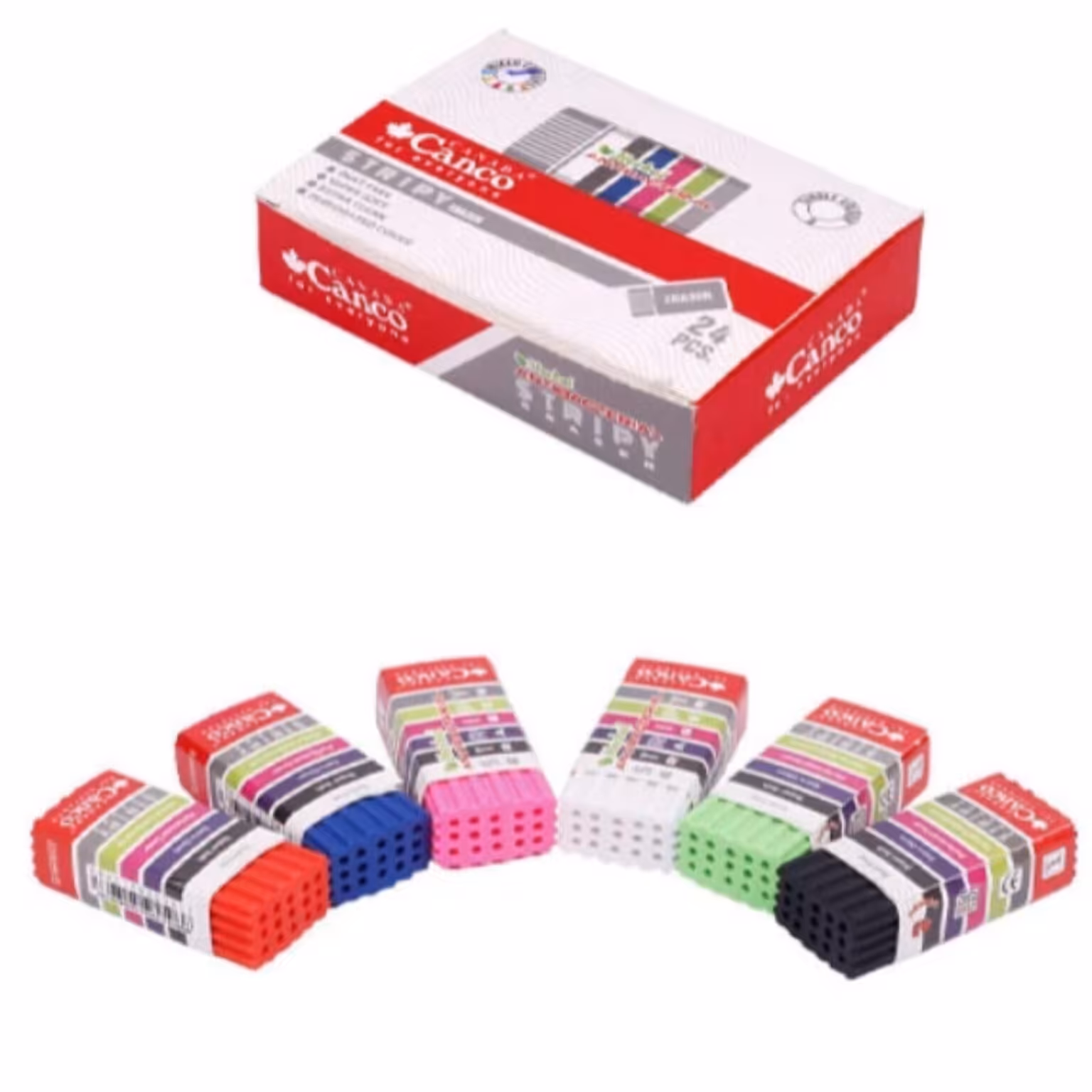 بسته 24 عددی پاک کن استریپی آنتی باکتریال کانکو 

