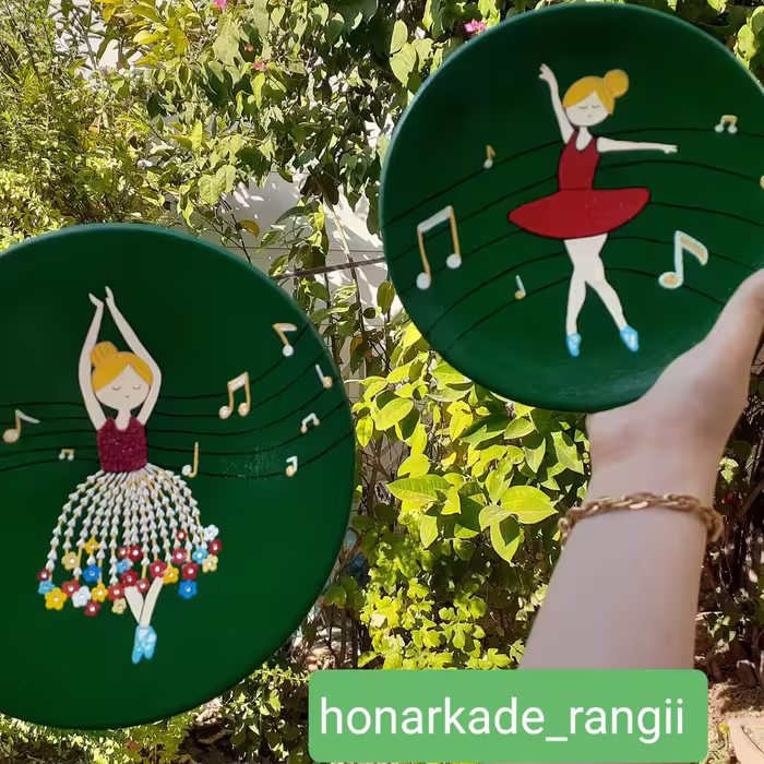 مجموعه بشقاب دیوارکوب رقص باله