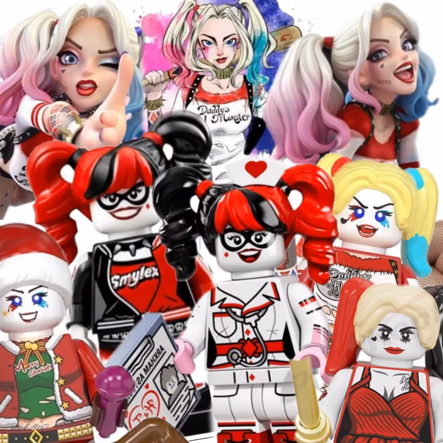 پک لگو 5 عددی هارلی کویین