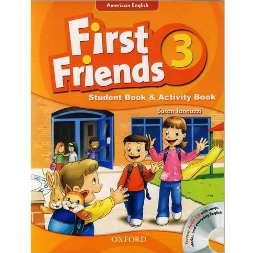 کتاب زبان ( student book and activity book)(American English)first friends 3- فرست فرند 3 رنگی (چاپ اصلی و غیر دیجیتال)