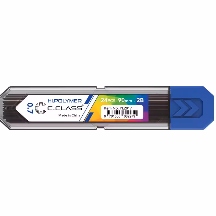 مغز مداد سی کلاس (فروش عمده) 144 عدد مغز مداد بلند 0.7 سی کلاس مدل های پلیمر - مغز اتود (پس کرایه)