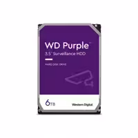 مشخصات، قیمت و خرید هارددیسک اینترنال وسترن دیجیتال مدل Purple WD62PURZ ظرفیت 6 ترابایت