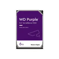 مشخصات، قیمت و خرید هارددیسک اینترنال وسترن دیجیتال مدل Purple WD62PURZ ظرفیت 6 ترابایت
