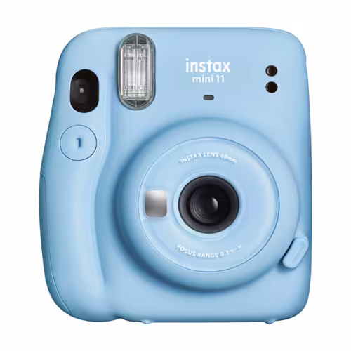 دوربین عکاسی چاپ سریع اینستکس مینی 11 فوجی فیلم | FUJIFILM INSTAX MINI 11 (Sky Blue)