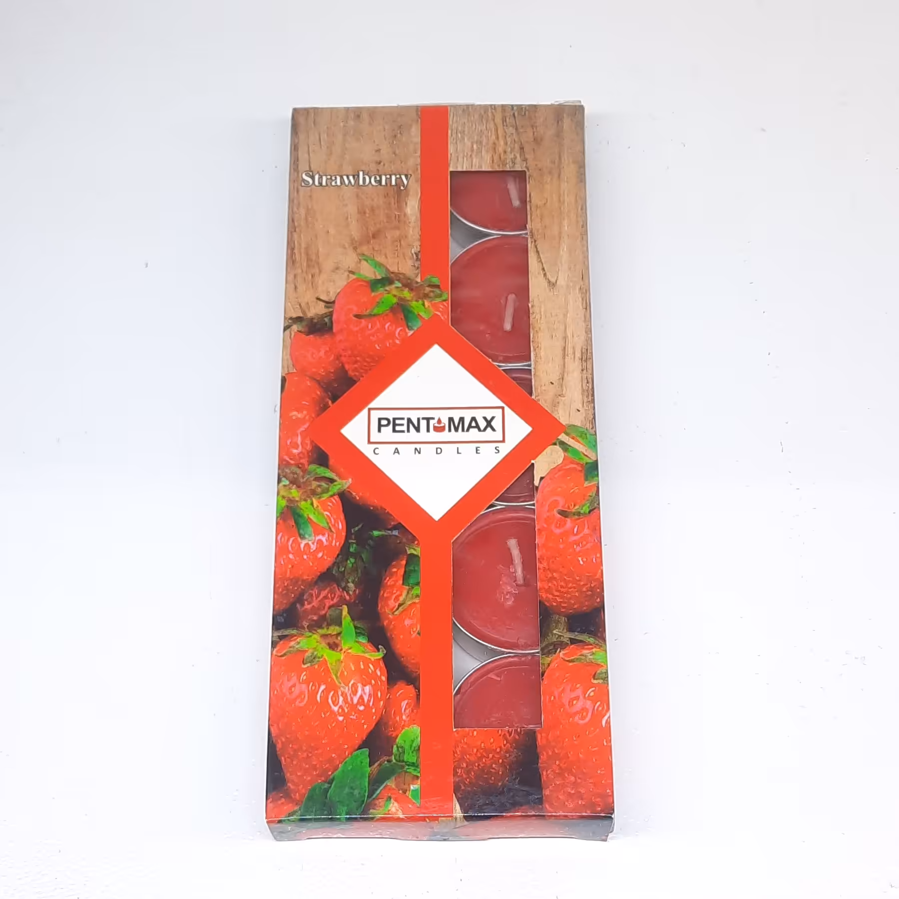 شمع وارمر عطری 10 عددی 3 ساعت سوز (عطر توت فرنگی)