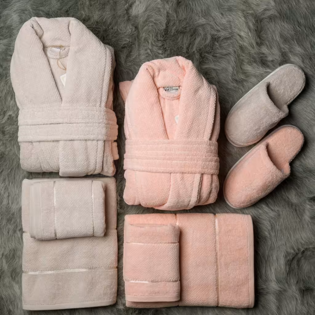 ست حوله عروس و داماد 10 تیکه هیرو