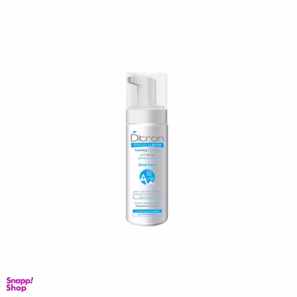 فوم شستشوی پوست دیترون (Ditron) مدل Anti Acne حجم 150 میلی‌لیتر