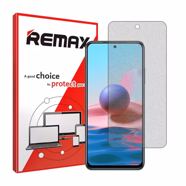 گلس شیائومی Redmi Note 10 مدل هیدروژلی مات برند ریمکس کد S