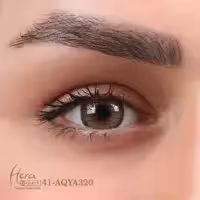 لنز چشم هرا گریس قهوه‌ای دور مشکی شماره 41