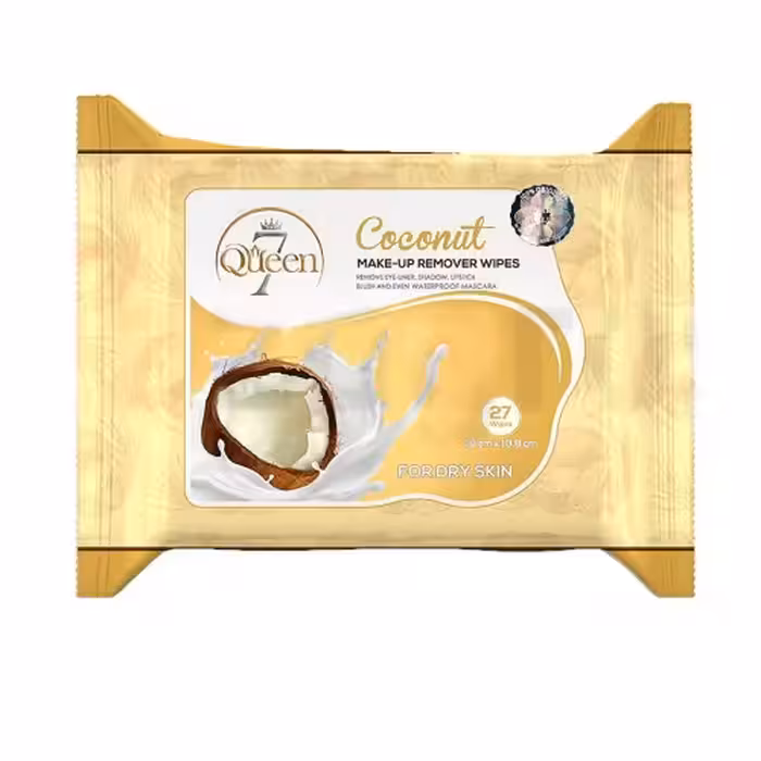 دستمال مرطوب آرایشی سون کوئین مناسب پوست خشک بسته 27 عددی