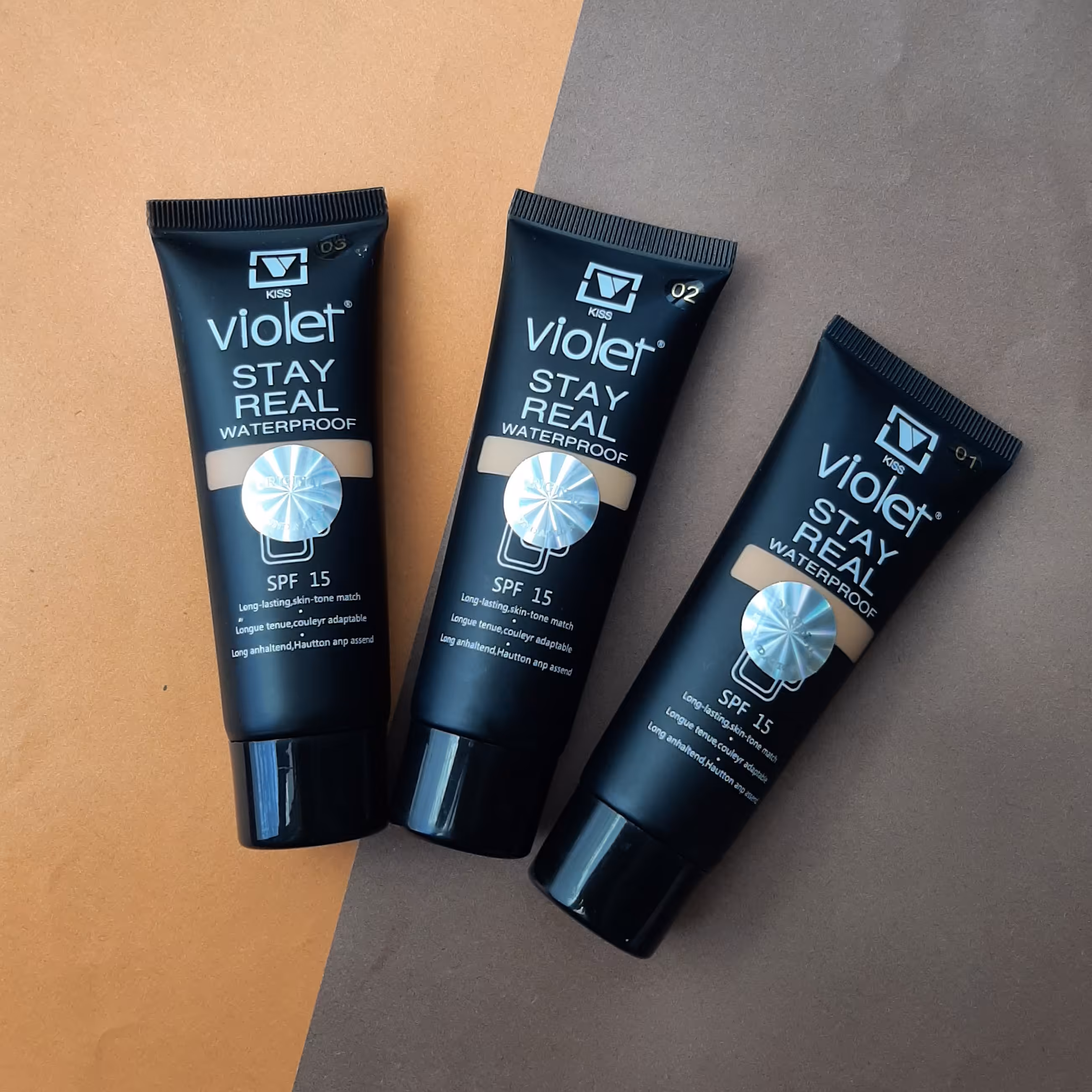 کرمپودر تیوپی violet 