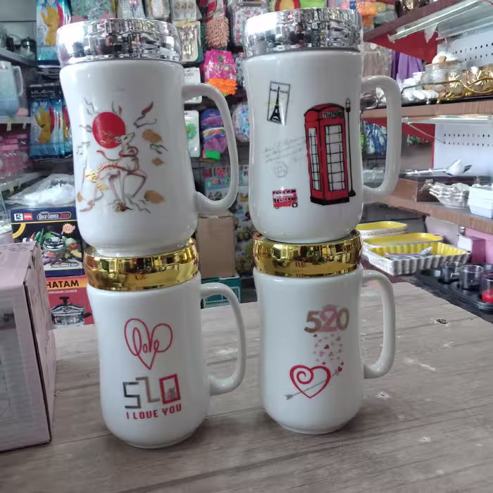 ماگ سرامیکی درب اینه ای