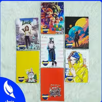 دفتر مشق 50برگ جلد روغنی