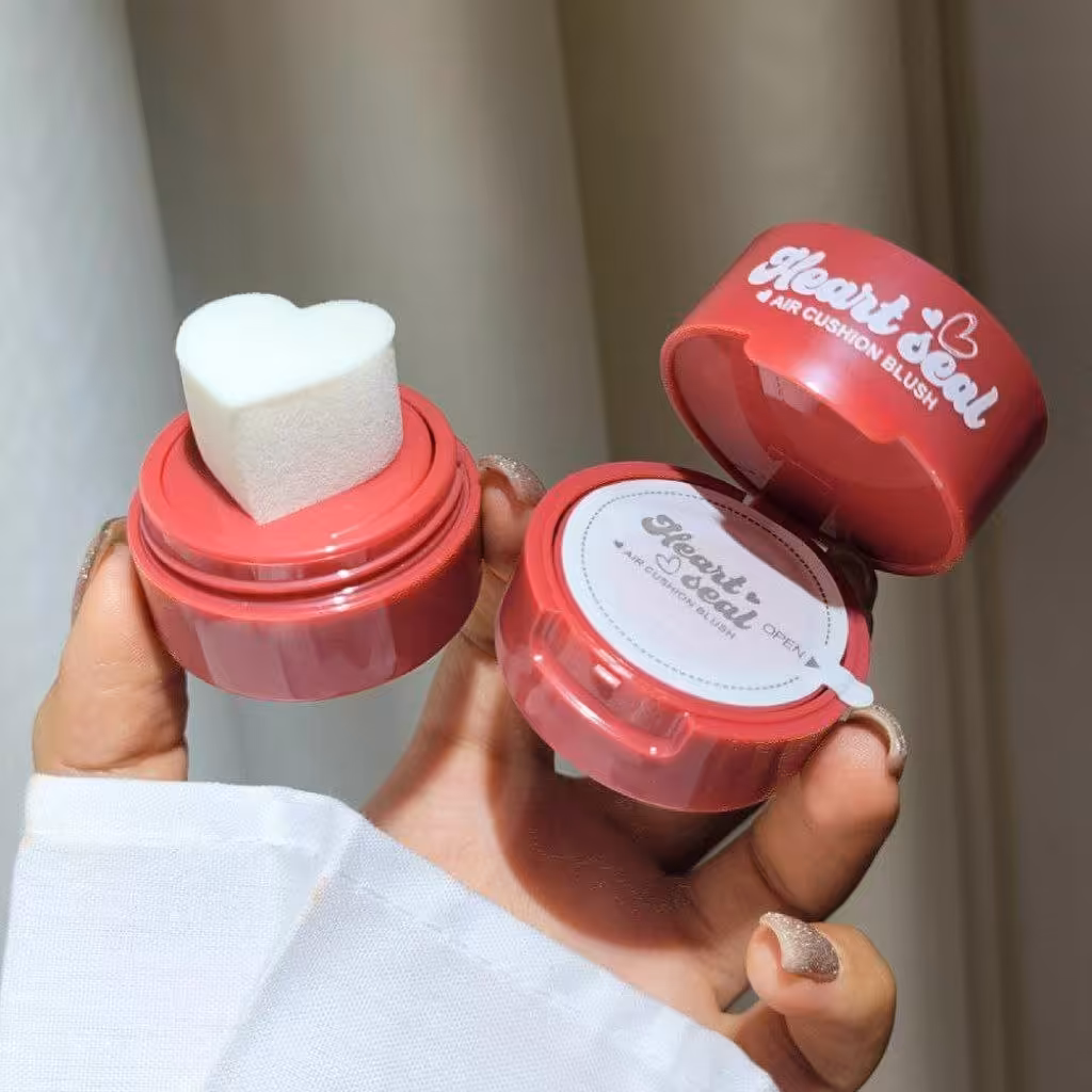 کوشن خیس رژگونه استمپی قلبی کاریته 