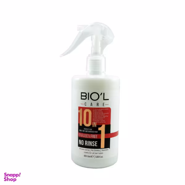 اسپری نرم کننده مو بیول (Biol) مدل 10in1 حجم 400 میلی‌ لیتر