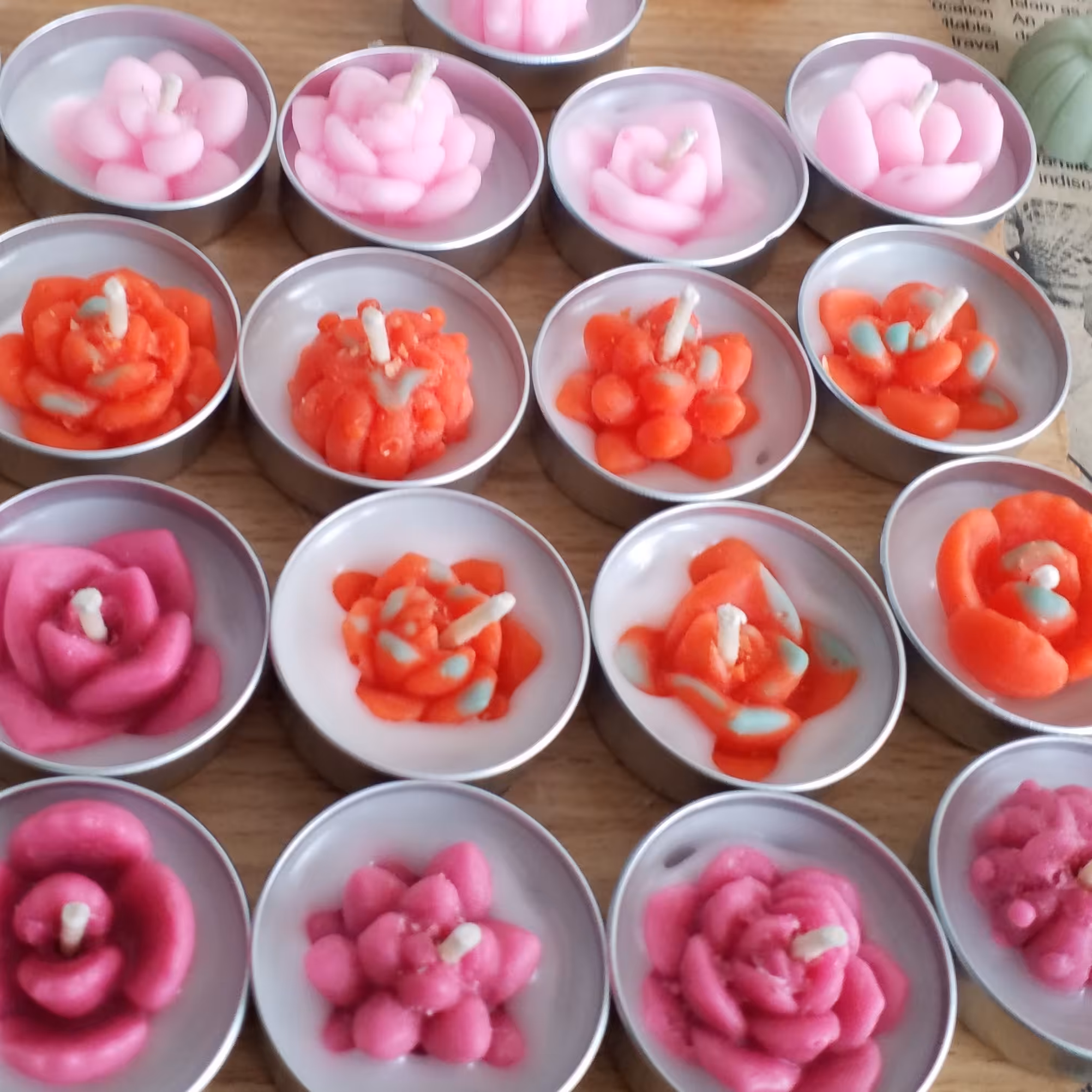 شمع وارمر طرح گل