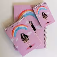 ست سه عددی دفترچه کرافت طرح دخترونه3