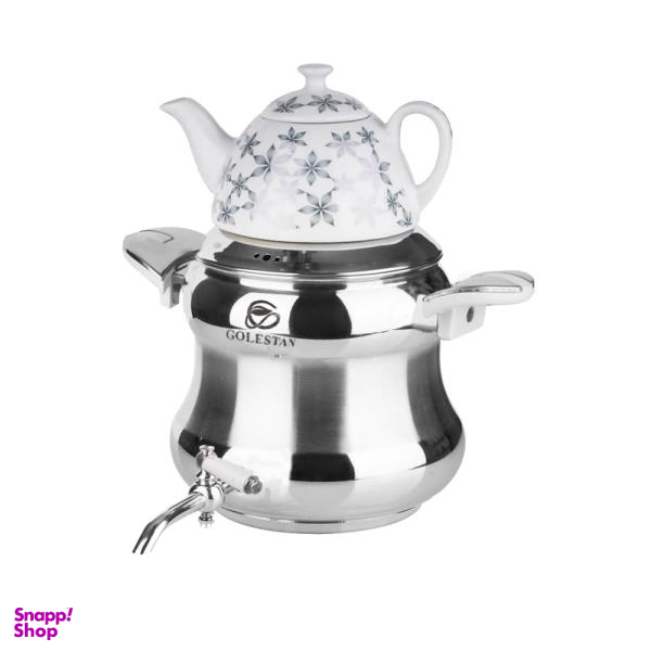 ست کتری و قوری گلستان مدل Shabnam-W