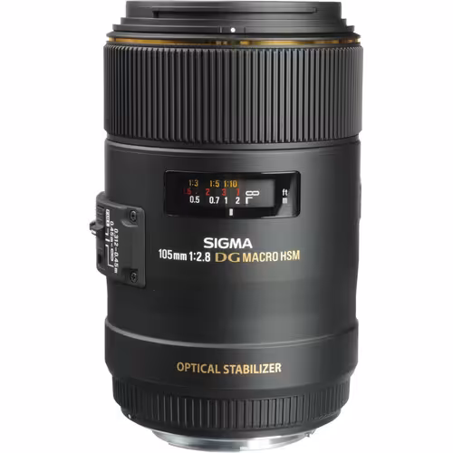 لنز پرایم سیگما Sigma 105mm f/2.8 EX DG OS HSM Macro برای نیکون