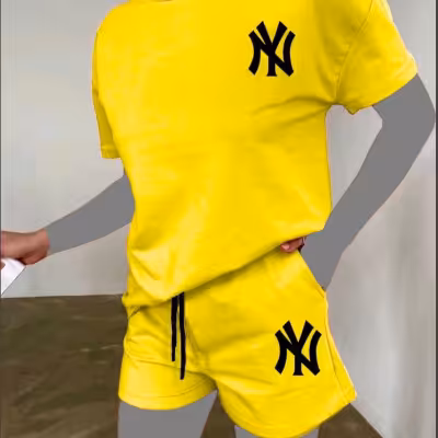 ست تیشرت شلوارک مدل خورشید