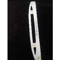 خط کش 20سانتی لوازم التحریر  رزینی کارشده با ورق طلا اکلیل و جملات انگیزشی