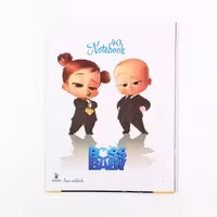 دفتر مشق 40 برگ سرو جنس جلد مقوا منعطف صحافی منگنه