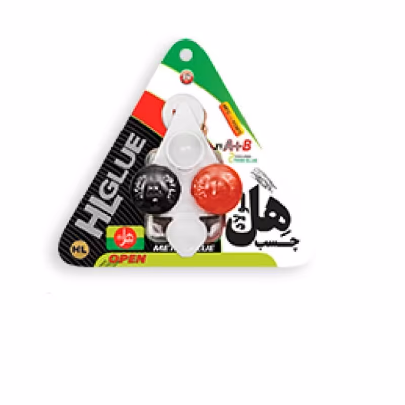 چسب دوقلو فولاد هل(اصلی) با قابلیت تراش و رنگ پذیری (14 گرمی)