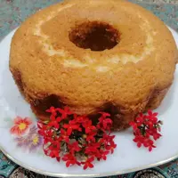 پودر کیک خانگی خانه مادری  به یاد آوردنده خاطرات کودکی  شما. با طعم پرتقال