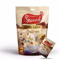 کافه لاته زعفرانی اسپانه بسته 20 عددی