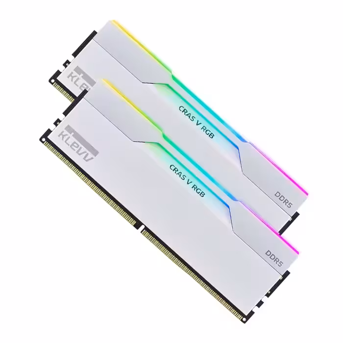 قیمت و خرید رم کلو مدل CRAS V White RGB 32GB Dual 7600MHz CL36 DDR5 | یاس ارتباط