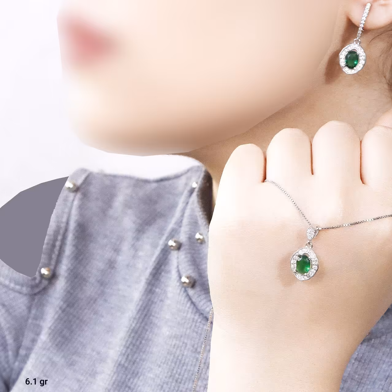 نیم ست  نقره میکرو  10139-6.5