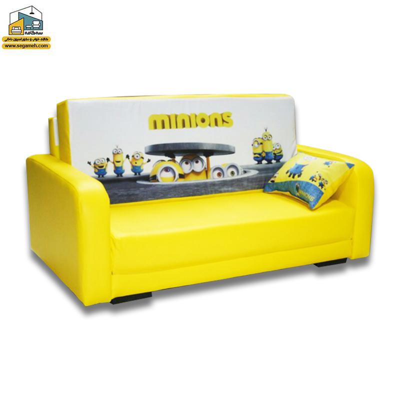 مبل تخت خواب شو کودک و نوجوان مدل مینیون ها 1