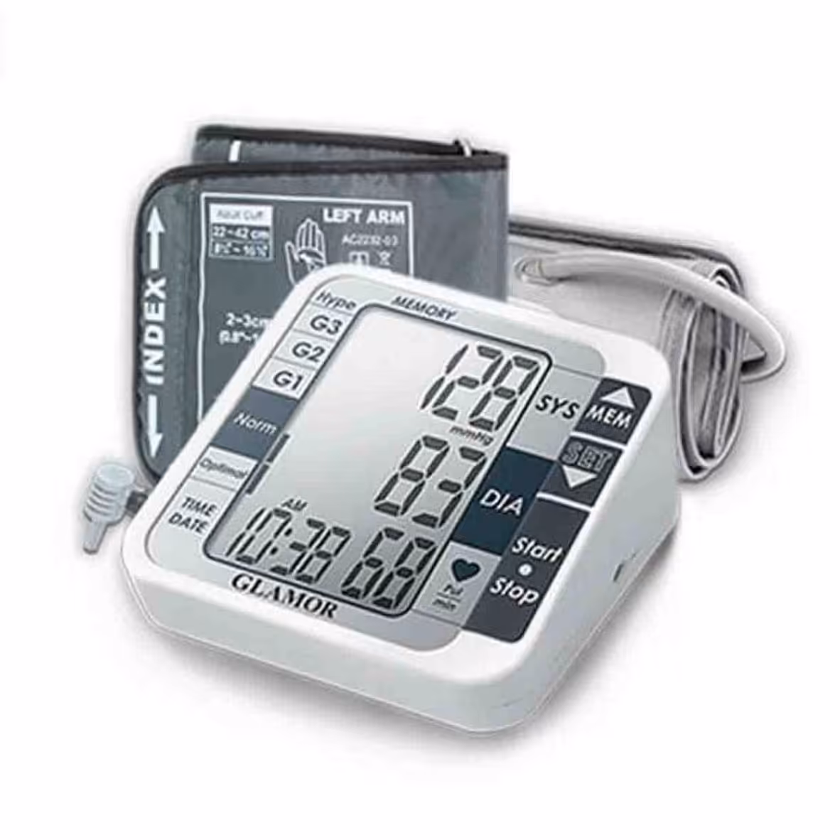 فشارسنج دیجیتالی بازوئی گلامور مدل 1112 با 5 سال گارانتی شرکتی