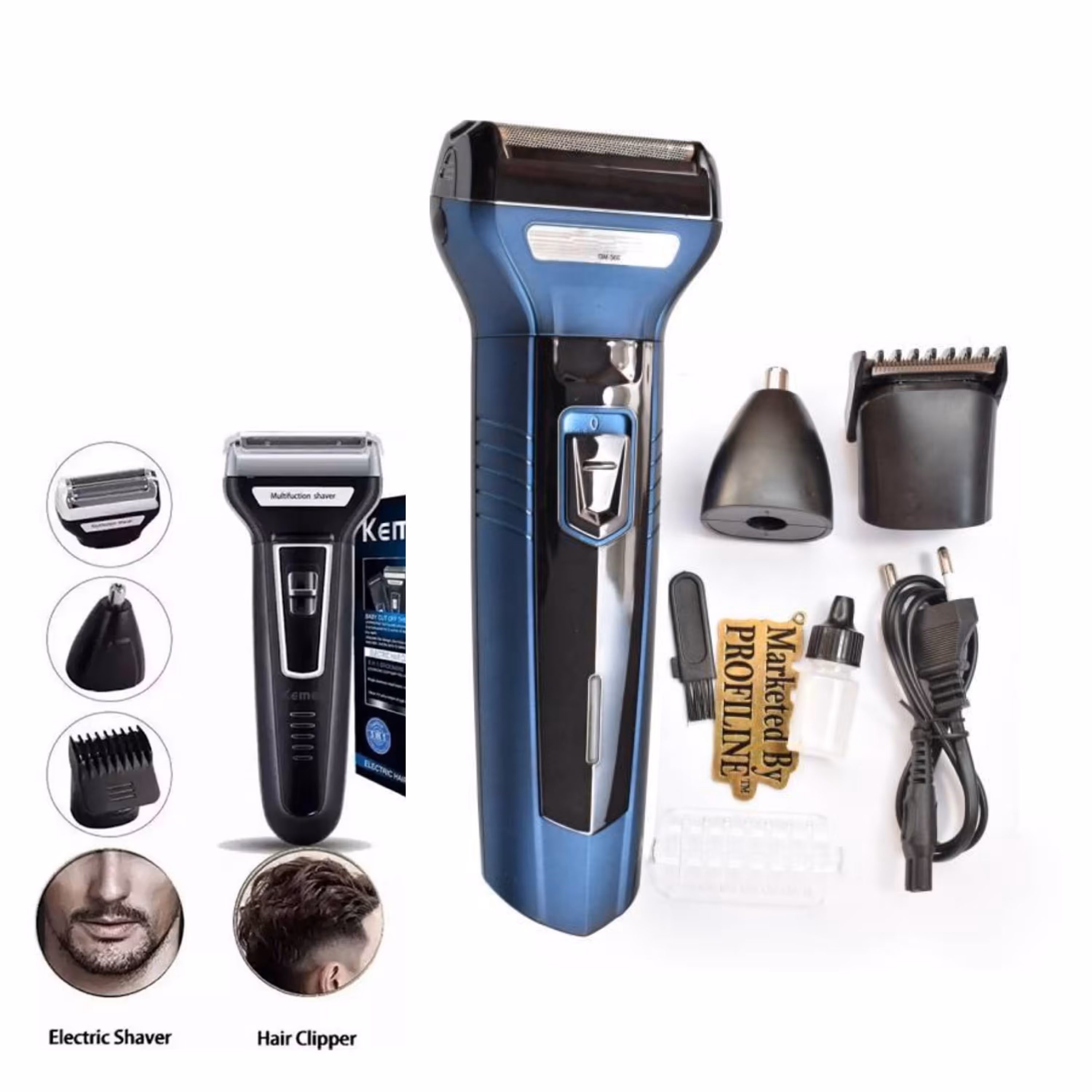 ماشین اصلاح سه کاره کیمی kemei 6330