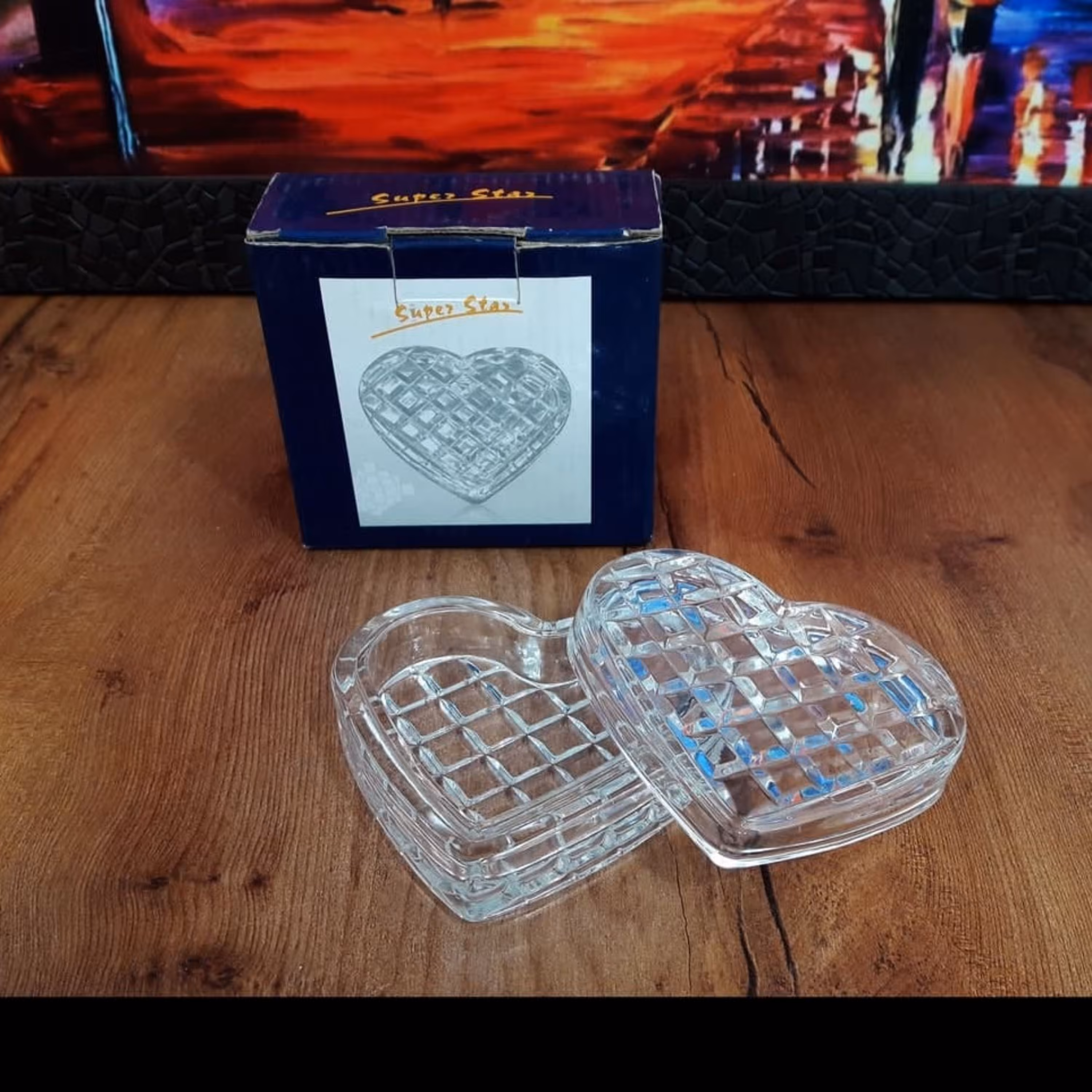 ظرف جا جواهری مدل قلبی کد 004 