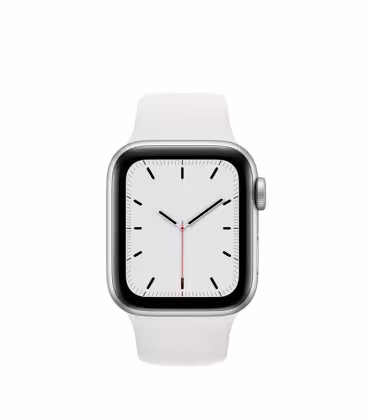 ساعت هوشمند اپل واچ سری SE مدل Silver Aluminum Case With White Sport Band 40mm
