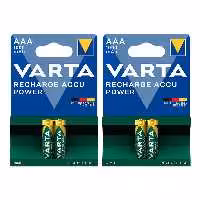 باتری نیم قلمی قابل شارژ وارتا مدل accus 1000 مجموعه 4 عددی