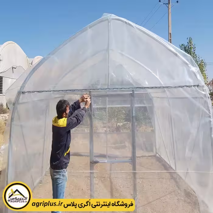 گلخانه پیش ساخته طرح اسپانیایی 40 متری