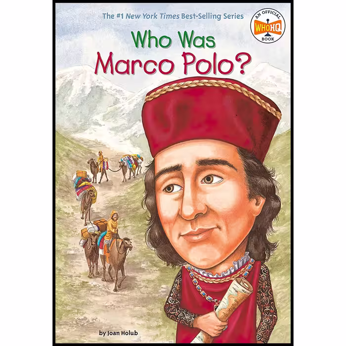 کتاب زبان اصلی Who Was Marco Polo اثر Joan Holub and Who HQ and John OBrien