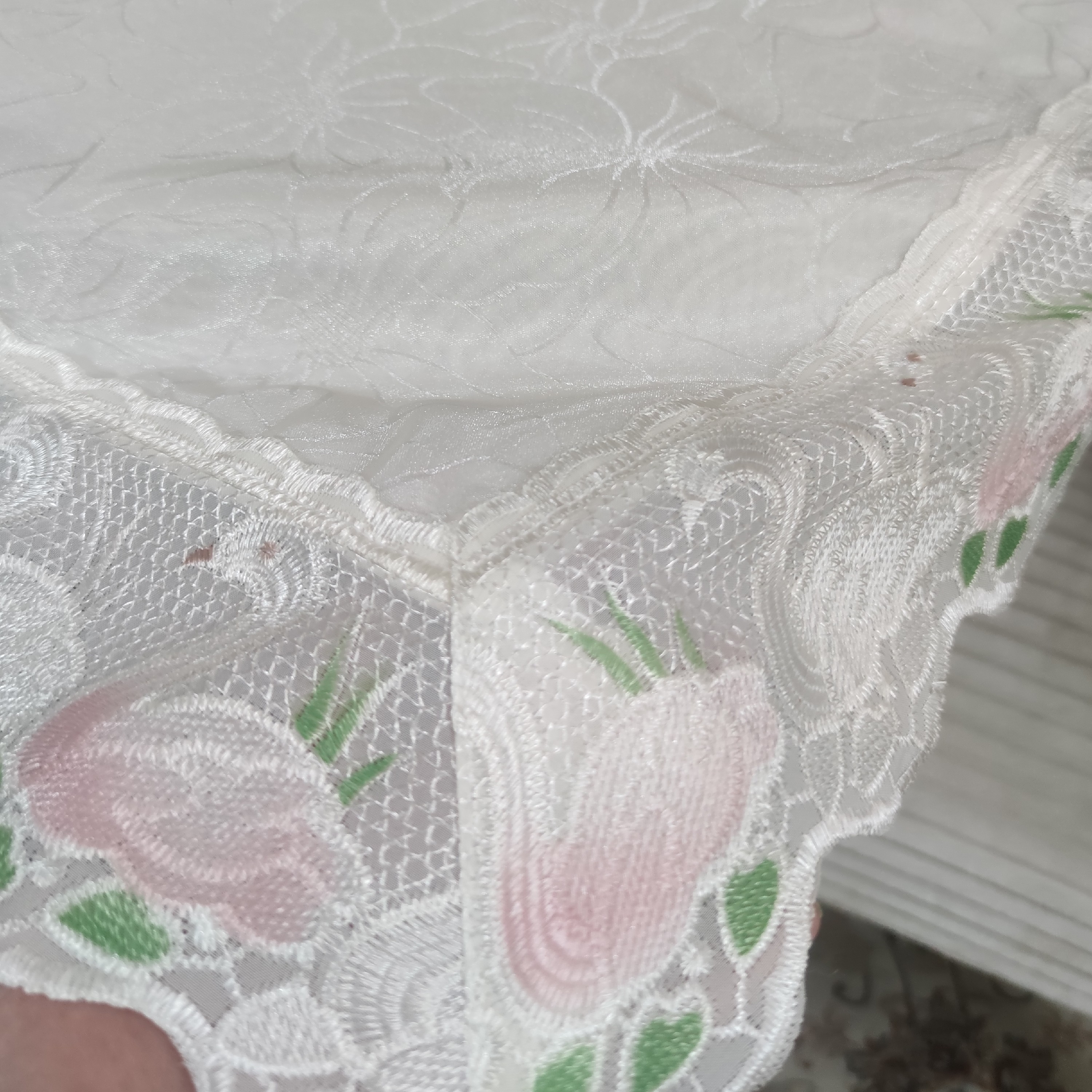 رومیزی،200 گرم،سفید، 100 در 90 سانت