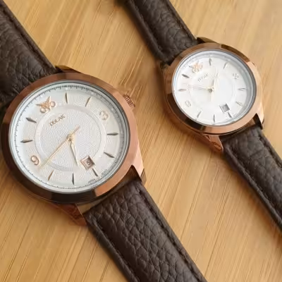 ساعت ست اوبلاک بند چرمی Oblak