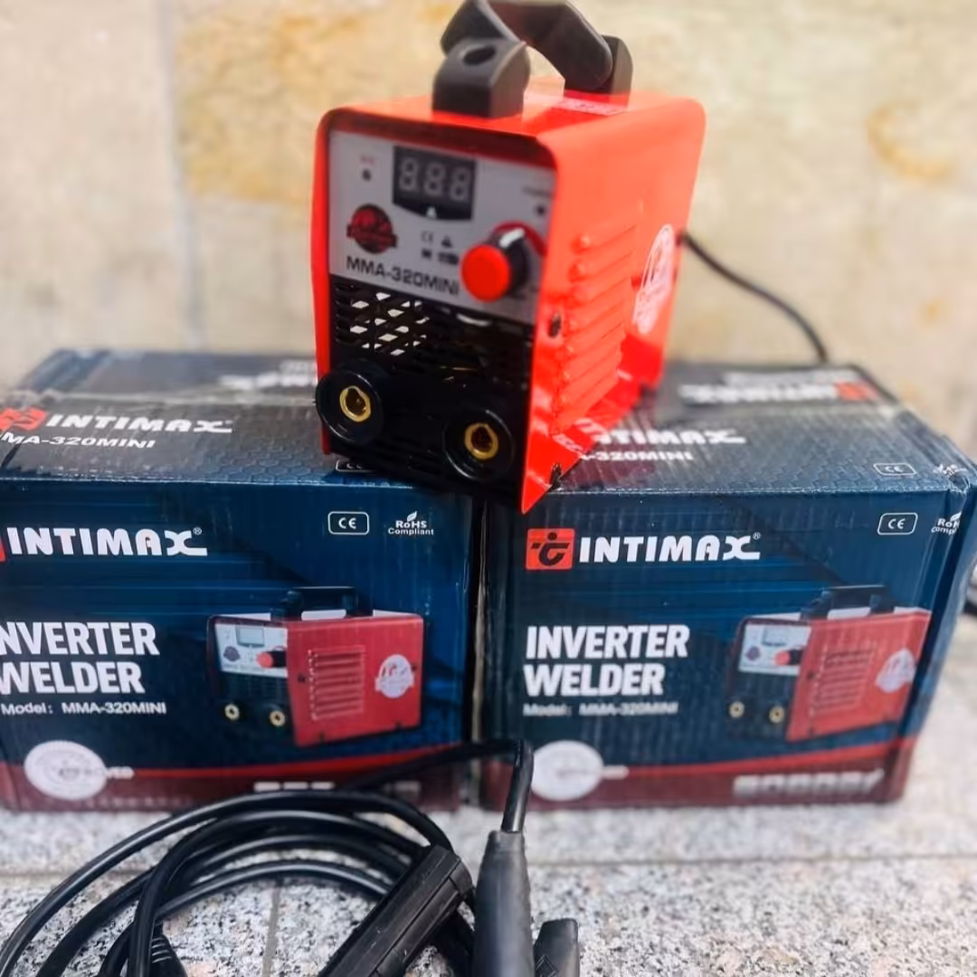 اینورتر جوشکاری مارک اینتیمکس 320 آمپر .. همراه با لوازم (کابل . انبر . ماسک) کیفیت خیلی خوب تایید حرفه ای ها