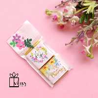 بسته 2 تائی گیفت شکلات مربعی طرح نوروزی