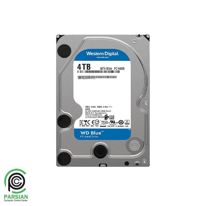 هارددیسک اینترنال وسترن دیجیتال مدل Blue WD40EZRZ ظرفیت 4 ترابایت