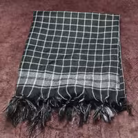 چفیه مشکی گره دار اندازه 90 در 90سانت مناسب یادواره شهدا راهیان نور هفته بسیج مراسمات فرهنگی 