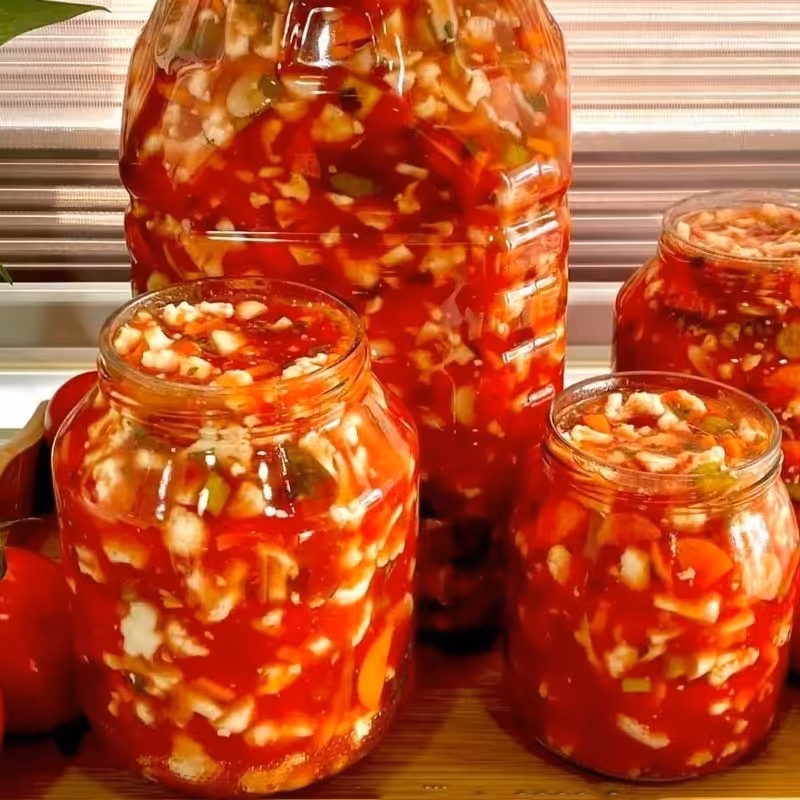 ترشی مشهدی(گوجه) 800 گرمی