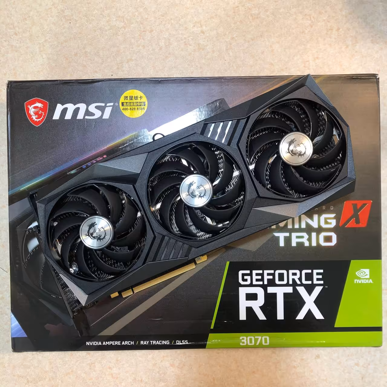 گرافیک
RTX 3070 MSi Gaming X Trio
کارت نو هست بدون کارکرد
دما ماکزیمم فورمارک 64 درجه کارت استثنایی