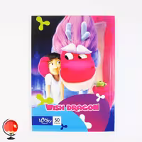 دفتر مشق 50 برگ طرح آرزوی اژدها لوکی